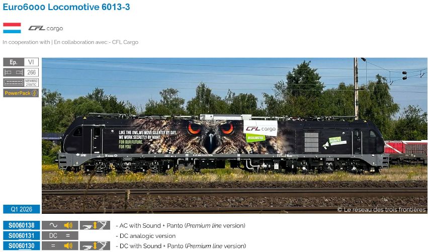 S0060131 CFL Cargo E-Lok Euro6000 Ep.6