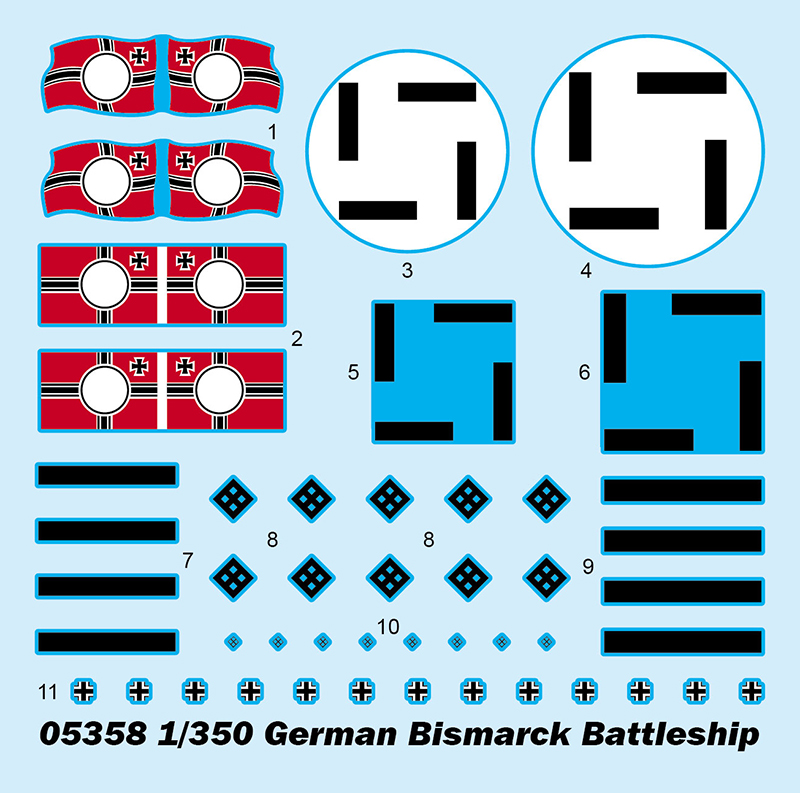 755358 German Bismarck Battleship