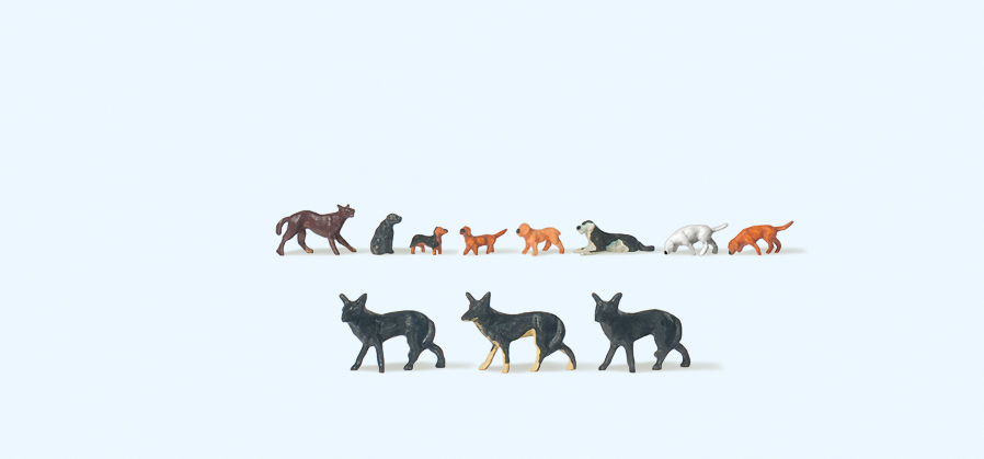 Preiser 79122 Hunde