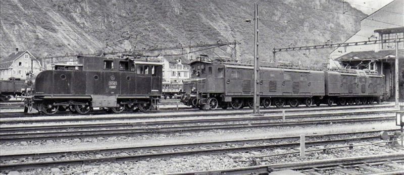 1159-1d SBB CFF E-Lok Ce 4/4 no 13501 Ep.2