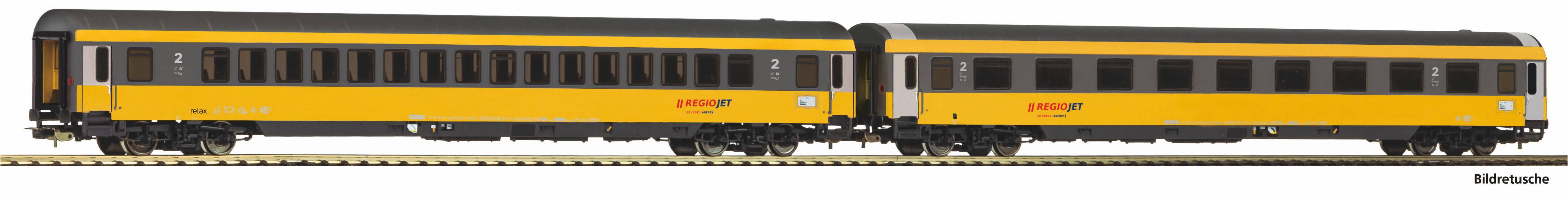 Piko 28323 Regiojet Personenwagen Set 2tlg. Ep.6