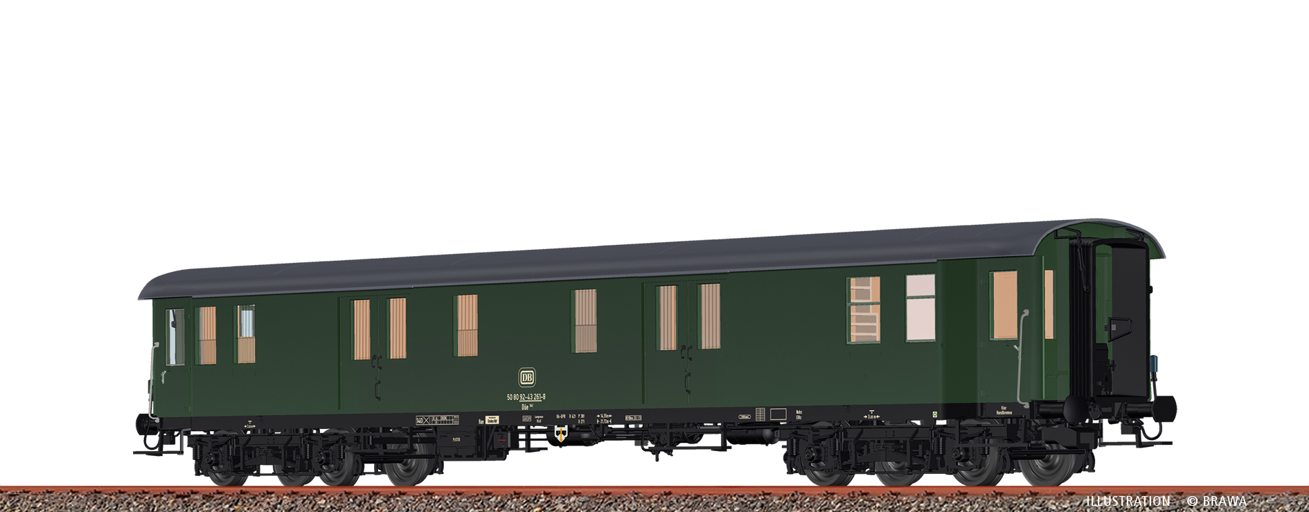 58301 DB Personenwagen Gepäckwagen Ep.4 AC
