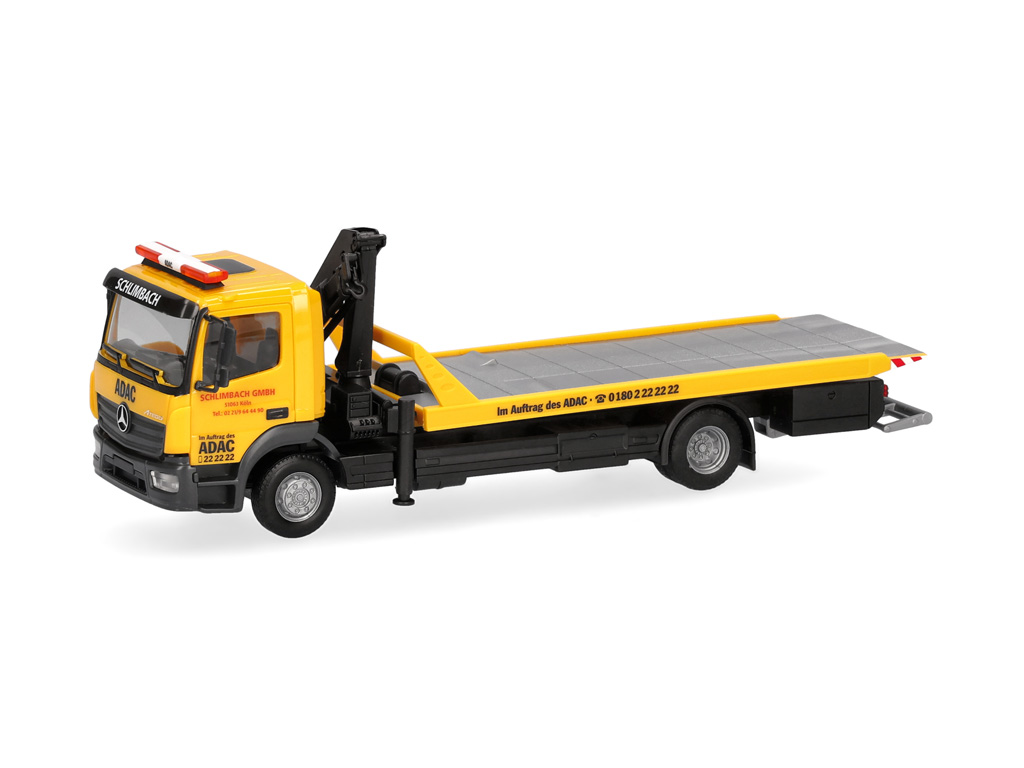 321273 MB Atego Plateau-Lkw ADAC/Schlimbach
