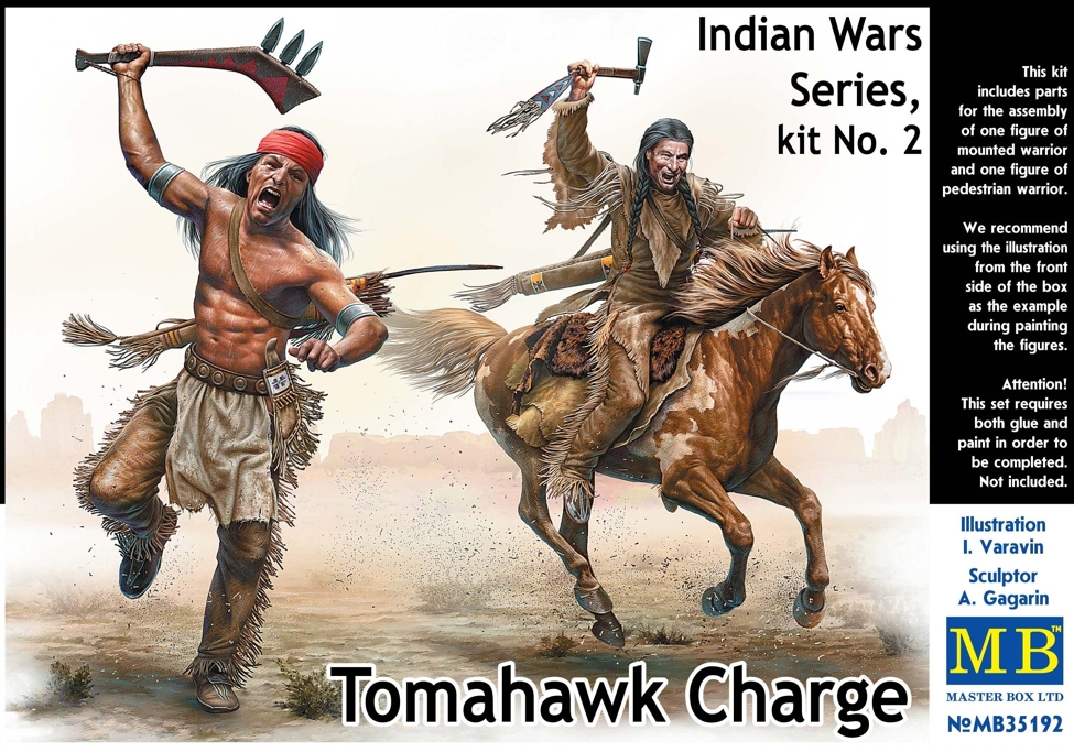 MB35192 Indian War Series, no.2, Tomahawk charge