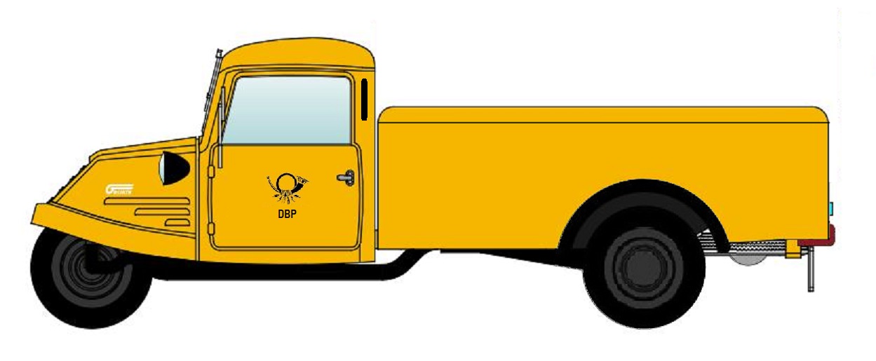 NA88521 Goliath GD 750 Set  Deutsche Bundespost