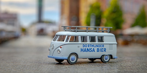 Wiking 079743 VW T1/2c Bus Dortmunder Hansa Bier