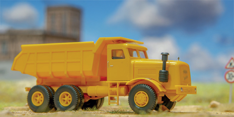 Wiking 043310 Scania 111 LBT Hochbordpritschen-Lkw