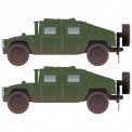 MTL 49944002 2 Stk. Humvee - Olive Weathered 