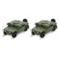MTL 49945952 2 Stk. Humvee - Olive Drab 