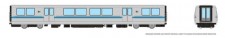 Rapido Trains 204003 BART Triebzug Zwischenwagen B Ep.4 