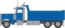 Trainworx 47974 Peterbilt 379 Dump Truck - Blue 