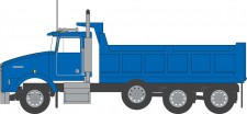 Trainworx 48074 Kenworth T800 Dump Truck - Blue 