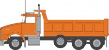 Trainworx 48076 Kenworth T800 Dump Truck - Orange 