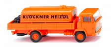Wiking 080898 Magirus Lkw mit Öltank Klöckner 