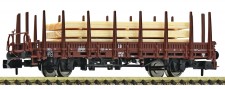 Fleischmann 6660059 DB Steckrungenwagen Holzbeladung Ep.3 