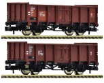Fleischmann 6660138 DR 2er Set offene Güterwagen Ep.4 
