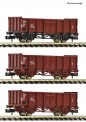 Fleischmann 6660156 DR Offene Güterwagen-Set 3-tlg. Ep.4 