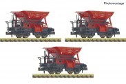 Fleischmann 6660159 DB Schotterwagen-Set 3-tlg. Ep.3 