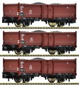 Fleischmann 820530 DB offene Güterwagen-Set 3-tlg Ep.3 