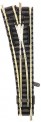 Fleischmann 9178 Weiche links 111 mm Handbetrieb 