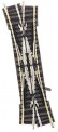 Fleischmann 9184 Kreuzungsweiche doppelt 15° Handbetrieb 