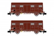 Arnold HN6516 SNCF gedeckte Güterwagen-Set 2-tlg Ep.4 