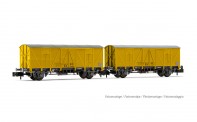 Arnold HN6554 R.N. gedeckte Güterwagen-Set 2-tlg Ep.3 
