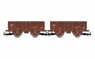 Electrotren HE6095 RENFE, 2-unit set 2-axle open wagons, lo 