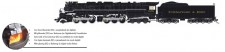 Rivarossi HR2952S C&O Dampflok 2-6-6-6 #1653