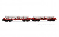 Rivarossi HR6702 DBSR Flachwagen Rmms Set 2tlg. Ep.6
