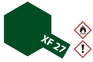 Tamiya 81327 XF27 - Schwarz-Grün matt 23ml 