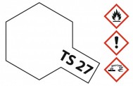 Tamiya 85027 TS27 - Spray Weiss matt 100ml (m) 