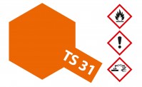 Tamiya 85031 TS31 - Spray leucht-orange 100ml (gl) 