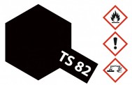 Tamiya 85082 TS82 - Spray Gummi Schwarz matt gl.100ml 