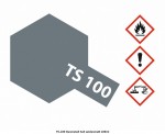 Tamiya 85100 TS100 - Spray Gunmetall hell seidenmatt 