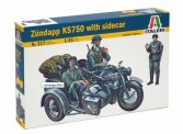 Italeri 0317 Motorrad-Gespann Zündapp KS750 