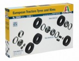 Italeri 3909 Reifen-/Felgen-Set Euro (7+7) 