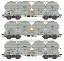 Schlesienmodelle 408101 Cement S.A.Silowagen-Set Typ 408 Ep.6a 