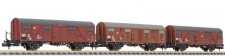 Liliput 260136 DBAG gedeckte Güterwagen-Set 3-tlg Ep.5 