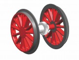 Piko 36178 Radsatzmit Zahnrad 