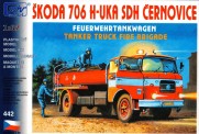 SDV model 442 Skoda 706 H-UKA Feuerwehrtankwagen 
