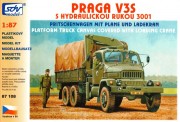 SDV model 87108 Praga V3S, Pritschenwagen mit Ladekran 
