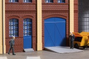 Auhagen 80255 Tore und Türen blau, Stufen, Rampen 