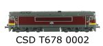 MTB H0CSDT678-0002 CSD Diesellok Serie T678 Ep.4 