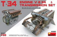 MiniArt 35205 T-34 Engine(V-2-34) & Transmission 