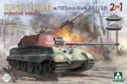 Takom 2178 King Tiger Porsche turret w/105m 