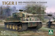 Takom 2198 Tiger I Mid-Production w/Zimmerit 