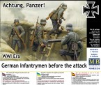 Master Box Ltd. MB35256 German Infantrymen before the attack 