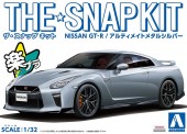 Aoshima 05641 The Snap Kit Nissan GT-R , silber 