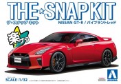 Aoshima 05825 The Snap Kit Nissan GT-R , red 